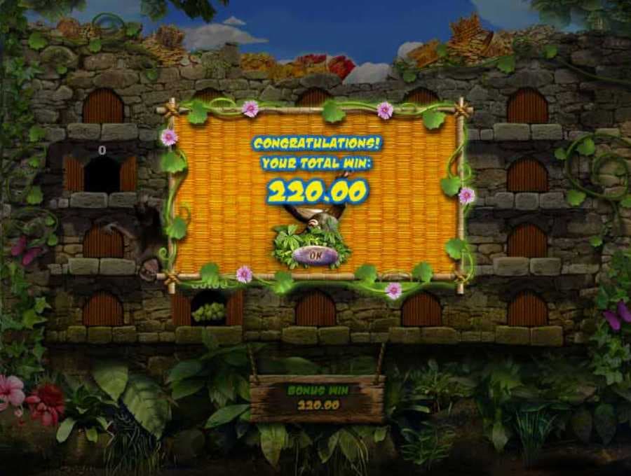Бонусная игра в слоте Happy Jungle